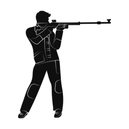 Air Rifle - Male | Promax | Silhouette | v1
