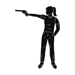 Pistol Shooting - Female | Promax | Silhouette | v1