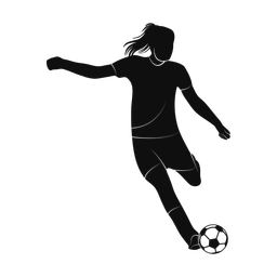 Soccer Player - Female | Promax | Silhouette | v2
