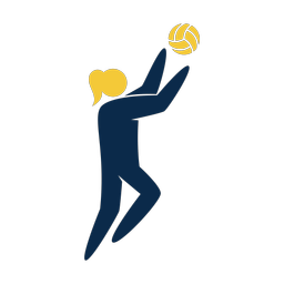 Volleyball - Female | Strike | 2 Colored | v2