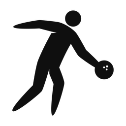 Bowling - Male | Strike | Silhouette | v2