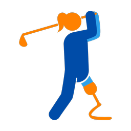 Disability Golf - Female | Round | 3 Colored | v1