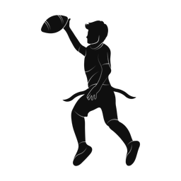 Flag Football Receiver - Male | Promax | Silhouette | v1
