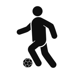 Soccer Player - Male | Round | Silhouette | v4