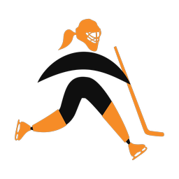 Ice Hockey Goalie - Female | Motion | 2 Colored | v3