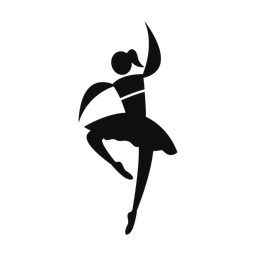 Ballet Dancing - Female | Motion | Silhouette | v1