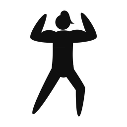 Body Building - Female | Strike | Silhouette | v1