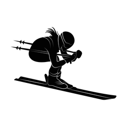Downhill Skiing - Female | Promax | Silhouette | v1
