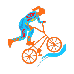 BMX - Female | Splash | Colorful | v2
