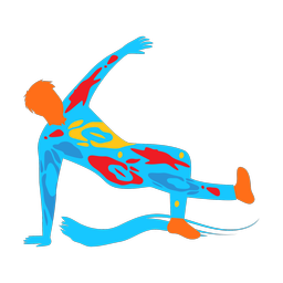 Break Dancing - Male | Splash | Colorful | v1