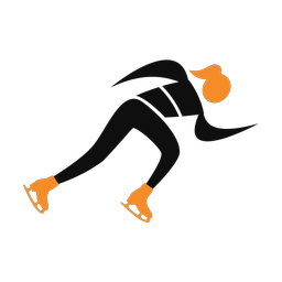 Speed Skating - Female | Motion | 2 Colored | v6