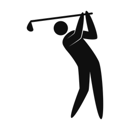 Golf - Male | Strike | Silhouette | v3