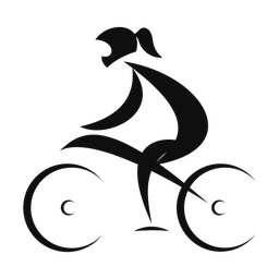 Cycling - Female | Motion | Silhouette | v3