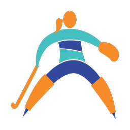 Field Hockey Goalie - Female | Motion | 3 Colored | v1