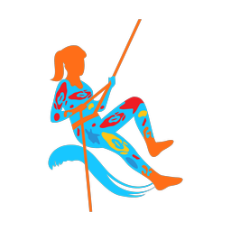 Rock Climbing - Female | Splash | Colorful | v1
