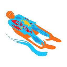 Luge - Male | Splash | Colorful | v1