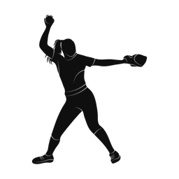 Softball Pitcher - Female | Promax | Silhouette | v1
