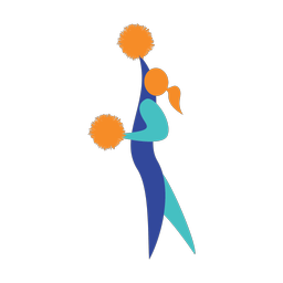 Cheerleader - Female | Motion | 3 Colored | v7