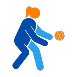 Soccer Goalie - Female | Round | 3 Colored | v3