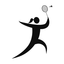 Badminton - Female | Motion | Silhouette | v2