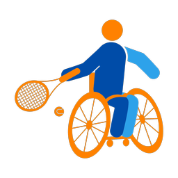 Wheelchair Tennis - Male | Round | 3 Colored | v1
