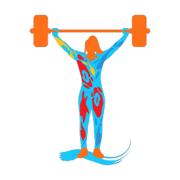 Power Lifter - Female | Splash | Colorful | v3