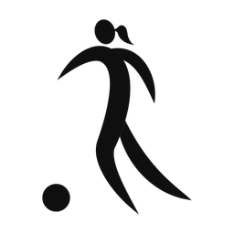 Soccer Player - Female | Motion | Silhouette | v2