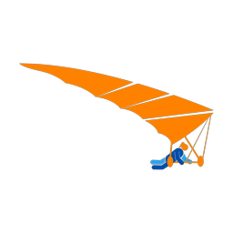 Hang Gliding - Female | Round | 3 Colored | v1