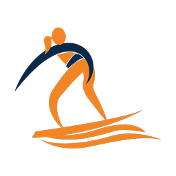 Surfing - Female | Motion | 2 Colored | v1