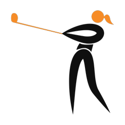 Golf - Female | Motion | 2 Colored | v1