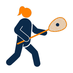 Lacrosse Goalie - Female | Round | 2 Colored | v1