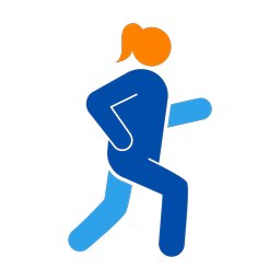 Running - Female | Round | 3 Colored | v3
