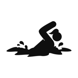Swimming - Female | Round | Silhouette | v1
