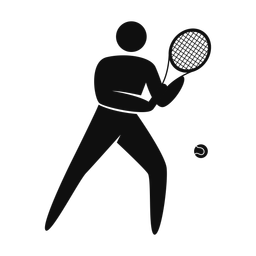 Tennis - Male | Strike | Silhouette | v1