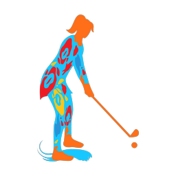 Golf - Female | Splash | Colorful | v4