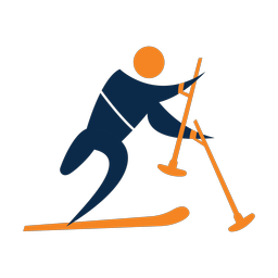 Para Downhill Skiing - Male | Motion | 2 Colored | v1