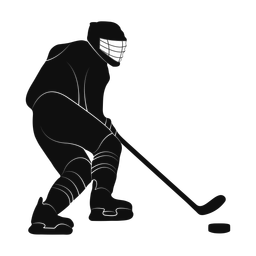 Ice Hockey Player - Male | Promax | Silhouette | v3