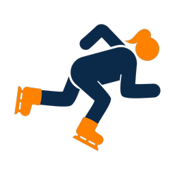Speed Skating - Female | Round | 2 Colored | v7