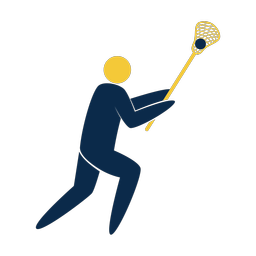 Lacrosse Player - Male | Strike | 2 Colored | v2