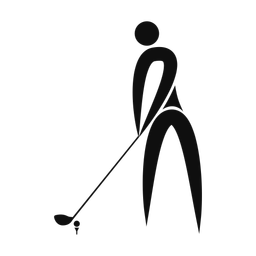 Golf - Male | Motion | Silhouette | v1