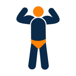 Body Building - Male | Round | 2 Colored | v1