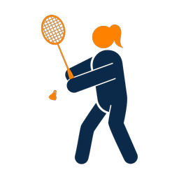 Badminton - Female | Round | 2 Colored | v3
