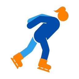 Speed Skating - Female | Round | 3 Colored | v1