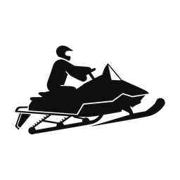 Snowmobile Racing - Male | Round | Silhouette | v1