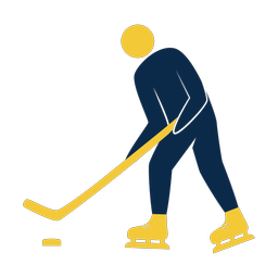 Ice Hockey Player - Male | Strike | 2 Colored | v4