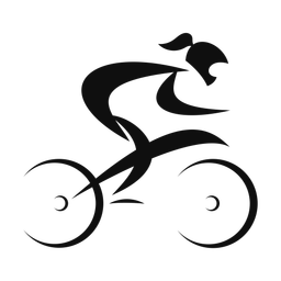 Cycling - Female | Motion | Silhouette | v2