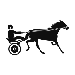 Harness Racing - Male | Round | Silhouette | v1