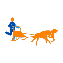 Sled Dog Racing - Male | Round | 3 Colored | v2