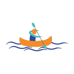 Canoeing - Male | Motion | 3 Colored | v1