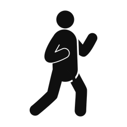 Karate - Male | Round | Silhouette | v2